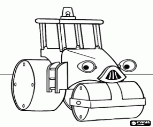 Omalovánka Rolík parní válec