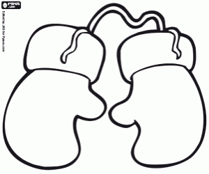 Omalovánka Rukavice Santa Claus