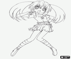 Omalovánka Runo, znak Bakugan