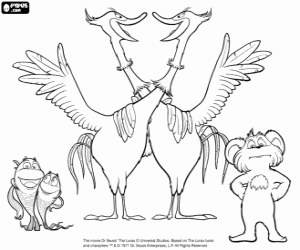 Omalovánka Ryby, labutě a Pip