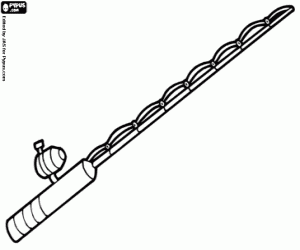 Omalovánka Rybářský prut