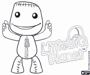 Omalovánka Sackboys, LittleBigPlanet