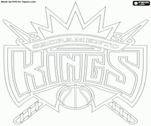 Omalovánka Sacramento Kings emblém