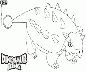 Omalovánka Saika, dinosaurus z Dinosaur King