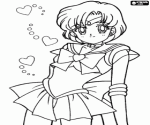 Omalovánka Sailor Mercury