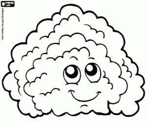 Omalovánka Salát, locika setá