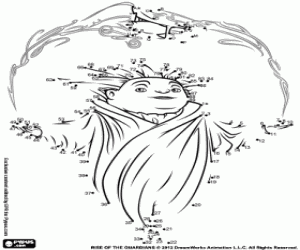 Omalovánka Sandman na dokončení výkresu