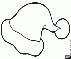 Omalovánka Santa klobouk