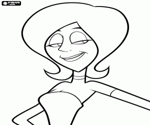 Omalovánka Scarlet Odkráglová, superpadouch