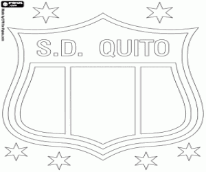 Omalovánka SD Quito, Deportivo Quito odznak