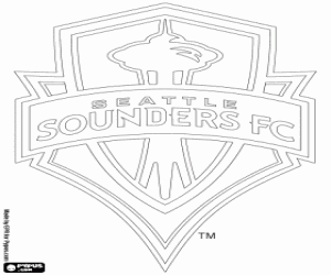 Omalovánka Seattle Sounders logo