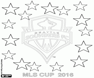 Omalovánka Seattle Sounders, mistr MLS 2016