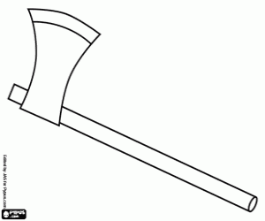 Omalovánka Sekera Červená Karkulka