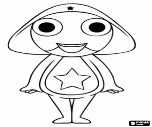 Omalovánka Seržant Keroro, je manga charakter