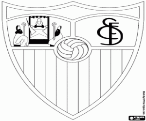 Omalovánka Sevilla FC logo
