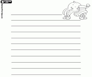 Omalovánka Seznam dárků s Pypus a ponožky