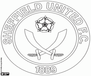 Omalovánka Sheffield United logo