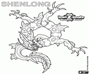Omalovánka Shenlong, Invizimals Shadow Zone
