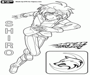 Omalovánka Shiro Shibakusa, Scan2Go charakter