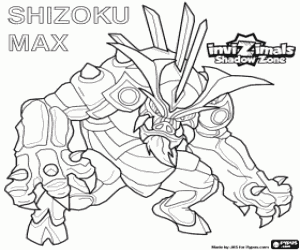 Omalovánka Shizoku Max, Invizimals Shadow Zone