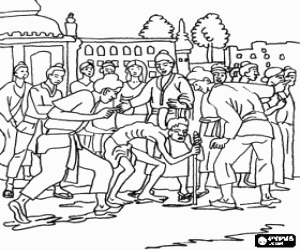 Omalovánka Siddhartha Gautama a stáří