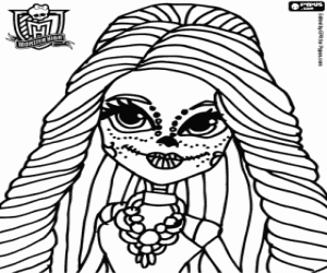 Omalovánka Skelita Calaveras, Monster High