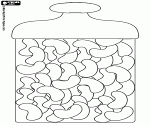 Omalovánka Sklenice se zachází jako fazole