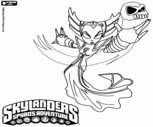Omalovánka Skylander Hex