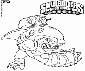 Omalovánka Skylander Terrafin boxer