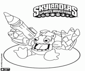 Omalovánka Skylander Zook, Bambazooker