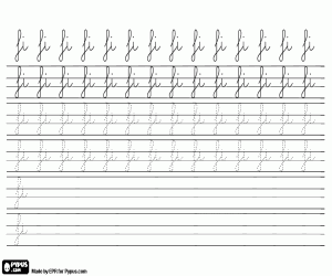 Omalovánka Slabika FI psát