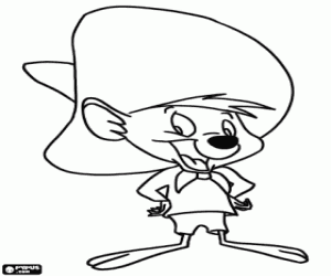 Omalovánka Slavný myš Speedy Gonzales