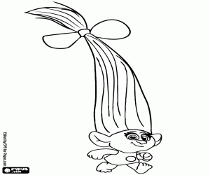 Omalovánka Smidge, malý troll