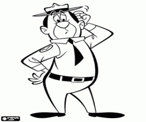 Omalovánka Smith sleduje jogín medvěd