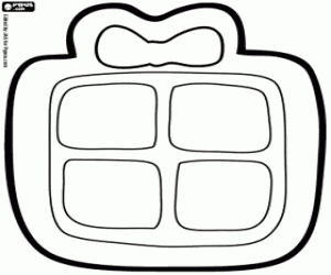 Omalovánka Soubor sušenka jako vánoční dárek