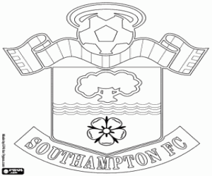 Omalovánka Southampton FC emblém