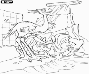 Omalovánka Soutěží v době ledové