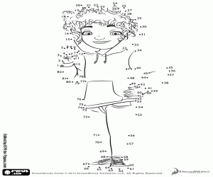 Omalovánka Spojit body a nakreslete na Tipy