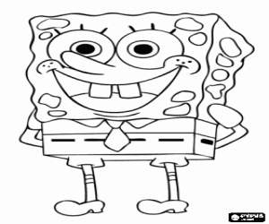 Omalovánka SpongeBobe, hlavní protagonista