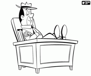 Omalovánka Správce parku Jellystone