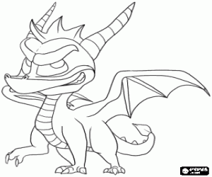 Omalovánka Spyro, mladého draka