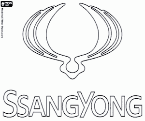 Omalovánka SsangYong logo