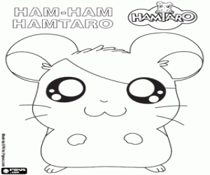 Omalovánka Statečný Ham-Ham Hamtaro