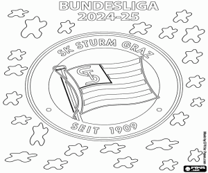 Omalovánka Sturm Graz, Bundesliga 2024-2025
