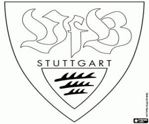 Omalovánka Stuttgart odznak