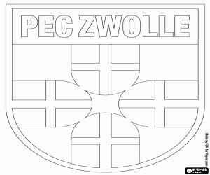 Omalovánka Státní znak PEC Zwolle