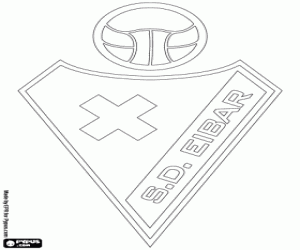 Omalovánka Státní znak SD Eibar