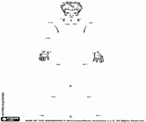 Omalovánka Stín, kreslení pospojovat