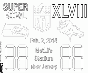 Omalovánka Super Bowl 2014, New Jersey