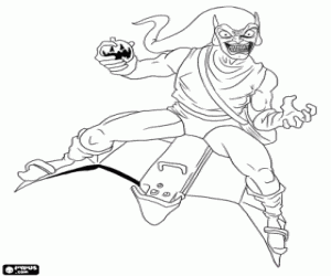 Omalovánka Super darebáka Green Goblin